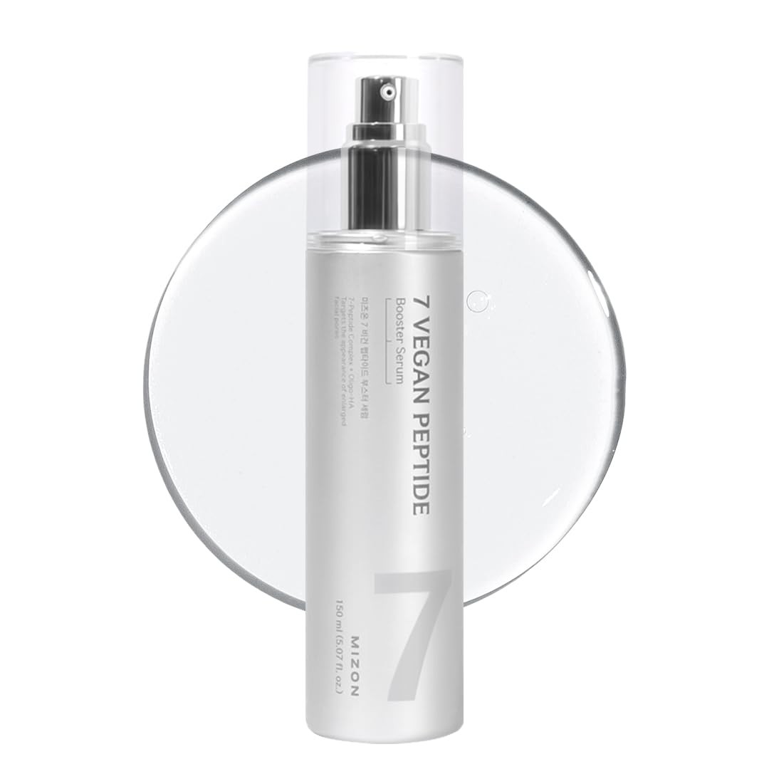 Mizon 7 Vegan Peptide Booster Serum - Korean Skin Care Hydrating Anti-Aging Niacinamide & Peptides Boosting Serum For Firming Skin Repair & Smoothin - Image 2