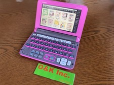 Used Casio electronic dictionary EX-word XD-JTY6030 Pink Data Plus 10 from Japan