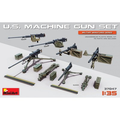Miniart 1/35 US Machine Gun Set 37047