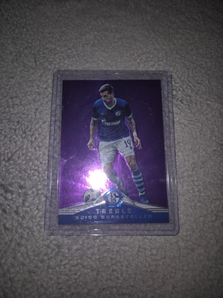 2018-19 Panini Treble - Guido Burgstaller /49 - Purple - FC Schalke 04 - Bild 4 von 4