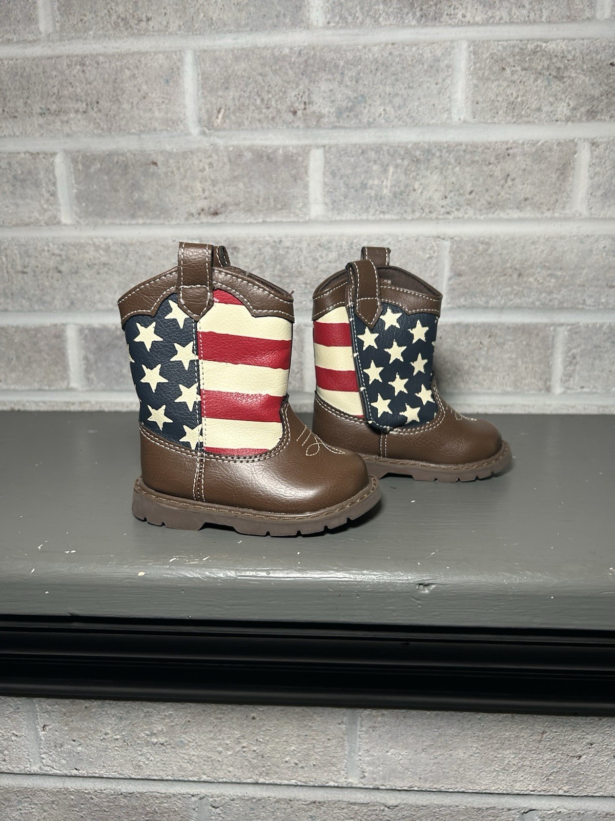 Trimfoot Brown Leather Boots NSF097R Infant Size 2