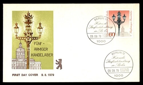 Mayfairstamps Germany FDC 1979 Lampost Funf Armiger Kandelaber First Day Cover a