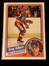 1984-85 Topps Hockey - #93 Greg Gilbert (RC) - New York Islanders EX-NM 