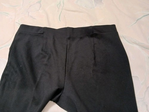 AUTRES FILLES * schwarzes Kleid Capri * Größe L Large * 23" Ins.* Klappentasche vorne falsch - Bild 11 von 11