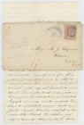 Mr Fancy Cancel 65 CIVIL WAR COVER VICKSBURG CDS 4PG SOLDIER'S LETTER HOME 1863
