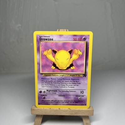 Pokemon Drowzee 54/82 Common MP/LP Team Rocket
