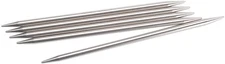 ChiaoGoo Double Point Stainless Knitting Needles 6" 5/Pkg-Size 5/3.75mm