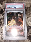 Team Rocket's Meowth 203/182 PSA 9 MINT Destined Rivals Illustration Rare
