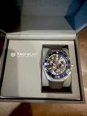 Tag Heuer 43mm Formula 1 Blue Dial Chronograph Quartz Men's Watch CAY111B.FT6041