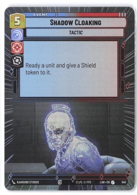 Shadow Cloaking (Hyperspace Foil) 545 NM Foil A Lawless Time