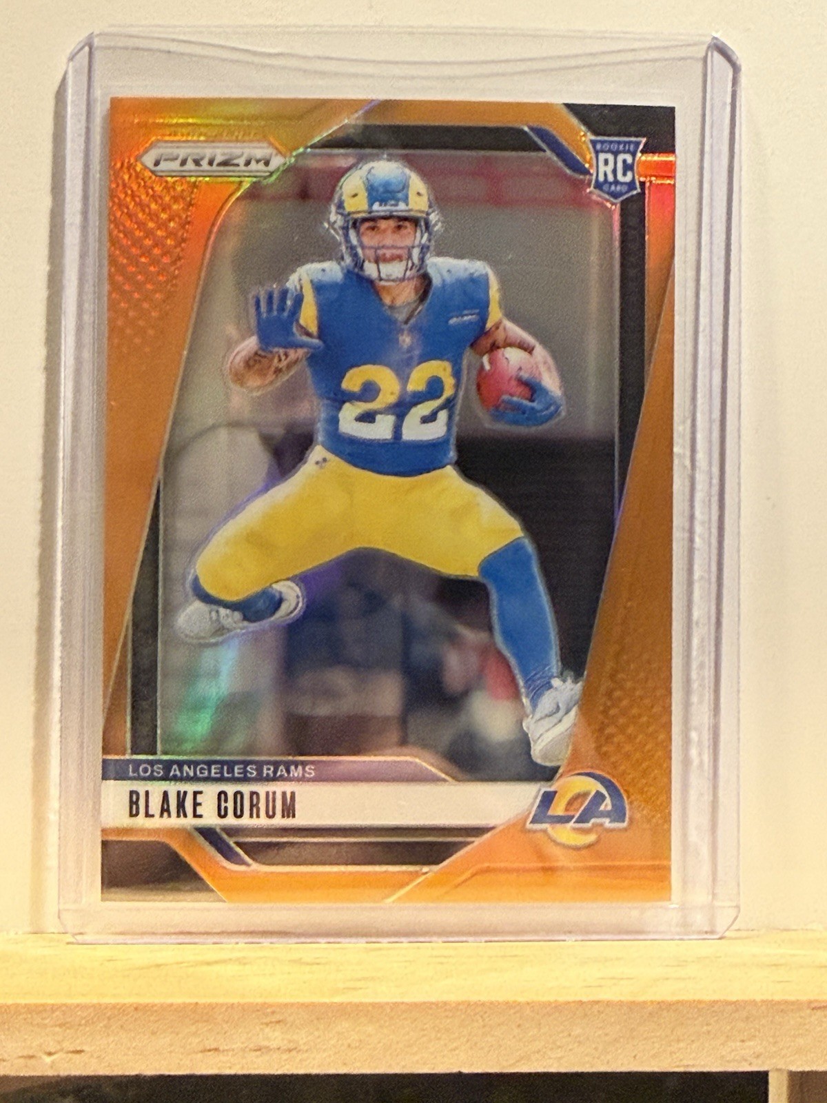 2024 Panini Prizm - Rookies Blake Corum #308 Orange Prizm /249 (RC)
