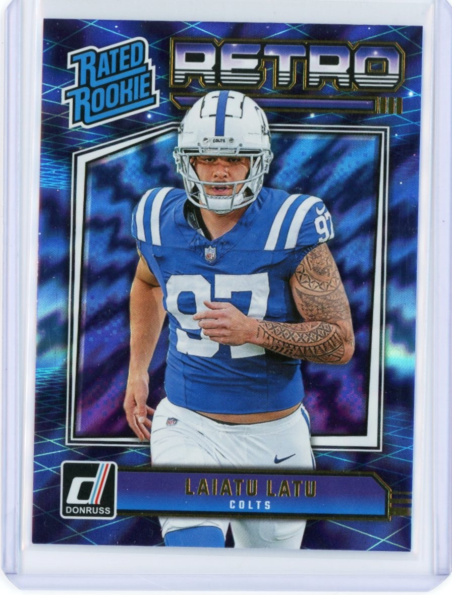 Laiatu Latu 2024 Donruss - Rated Rookie Retro (RC) #1 Colts