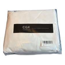 New-CGK Linens-Microfiber 4 Piece Queen Sheet Set/Deep Pockets/White/Ultra Soft