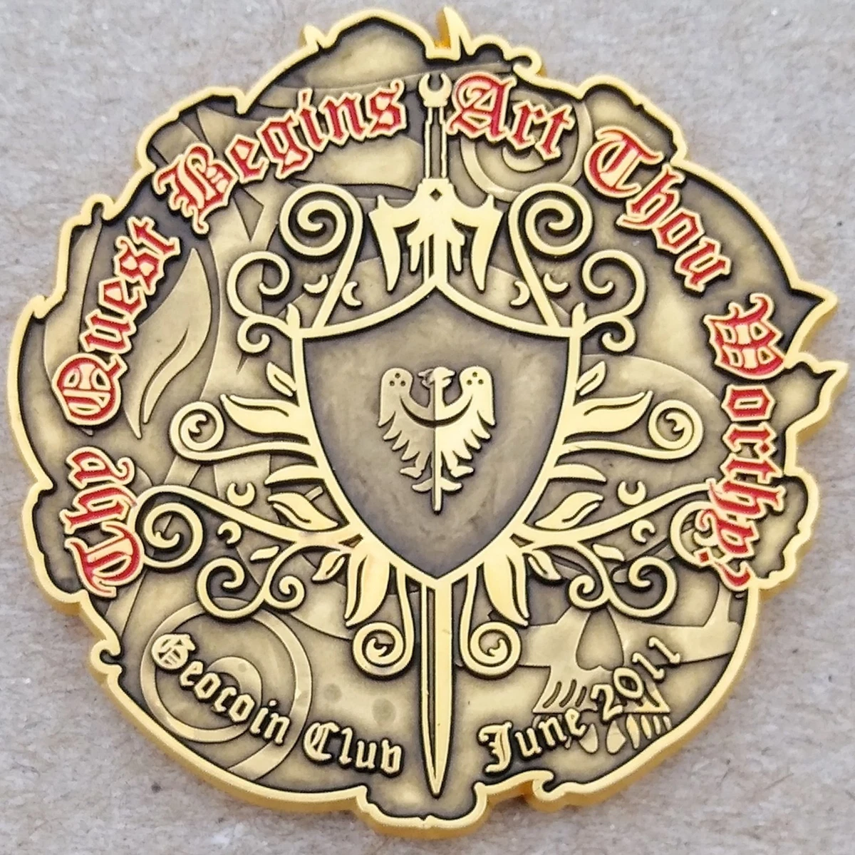 Pokemon Fan Club Geocoin Club Coloré 2006 - Non Activé Et Traçable