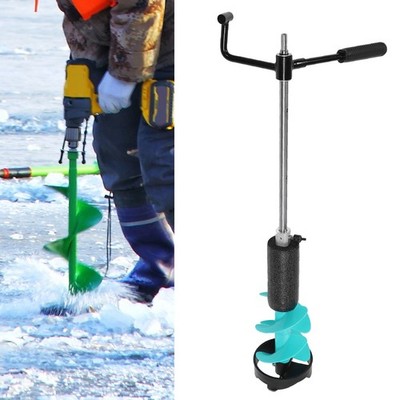 Ice Auger For Fishing Electric Nylon Corless With Positioning Drill 50cm Arm SET