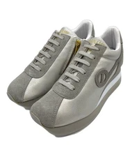 No Name                    Side zip sneakers Silver SPEED-51919-LGREY