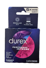 Durex Intense Sensation Dotted Premium Condoms - 3 Count - Ex: 8/28