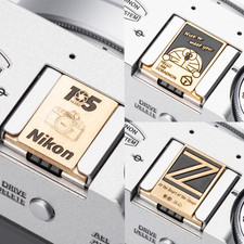 For Canon Sony Nikon Fuji and other Brass Hot Shoe Cover Shutter Button