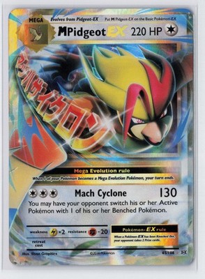 M Pidgeot EX Holo Ultra Rare XY - Evolutions 65/108 NM