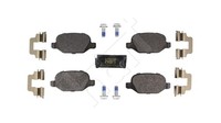 Hinterachse Hart 261 782 Bremsbelagsatz, Scheibenbremse FüR CitroËN,Fiat