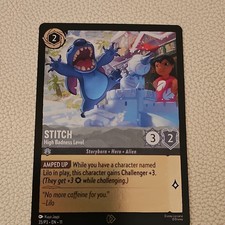 Disney Lorcana Stitch - High Badness Level Promo Cold Foil 35/P3 EN
