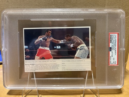 1975 Sprengel/Huberty Ali (Clay)/Joe Frazier #26 PSA 6 Boxing
