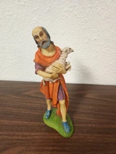 Vintage Old World Nativity Jeremiah marked "ITALY ET.".