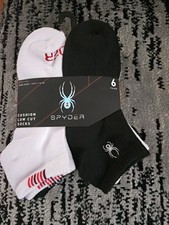 Spyder cushion Low Socks 6 Pairs Diferent Colors