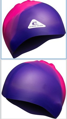 Cressi Swift Silicone Swim Cap, Small, Purple/Pink