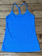 Lorna Jane Women  s Size S Blue Racerback Athletic Tank Top - NWOT