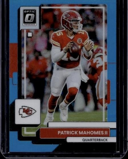 2022 Donruss Optic #94 Patrick Mahomes II Aqua #/299