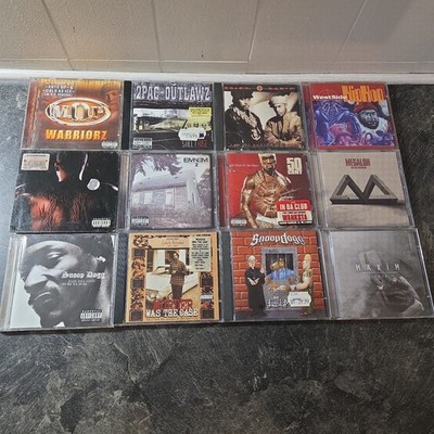 Hip Hop Konvolut 12 CDs 50 Cent + Nas + Snoop Dogg + Eminem + M.O.P. + 2Pac 