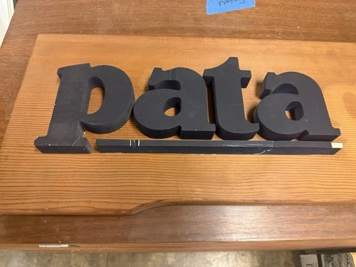 Large Wooden Patagonia Wood Commercial Interior Display Store Sign 39” X 11”