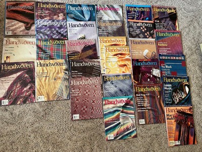 Lot of 28 Handwoven Magazines 1989, 1995-2000 - Weaving, Fiber arts - Fine