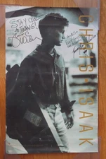 1987 James Calvin Wilsey Kenney Dale Johnson signed Promo Poster CHRIS ISAAK