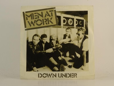 MEN AT WORK DOWN UNDER (9) (78) 2 Track 7'' Single along with Picture Sleeve EPIC