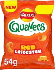 Walkers Quavers Red Leicester Cheese Crisps Pack of 18x54g