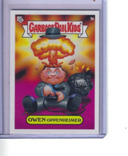 2024 Topps GPK, Not-Scars, #1a OWEN oppenheimer and #1b rocket ROBERT