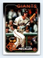#458 2024 Topps _ Wade Meckler RC San Francisco Giants