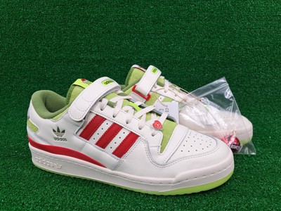 Adidas Forum Low x Dr. Seuss ''The Grinch'' Solar Slime Cream Men's Size 11 NEW