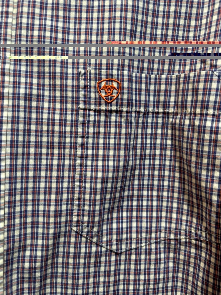 Ariat Pro Series Hombre Manga Larga Western Cuadros Talla XXL Foto 2 de 4