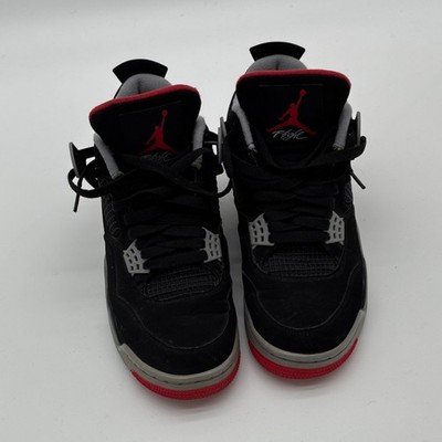 Jordan Air Jordan 4 Retro OG Bred 2019 Black Red Gray Men's Sneaker 308497-060