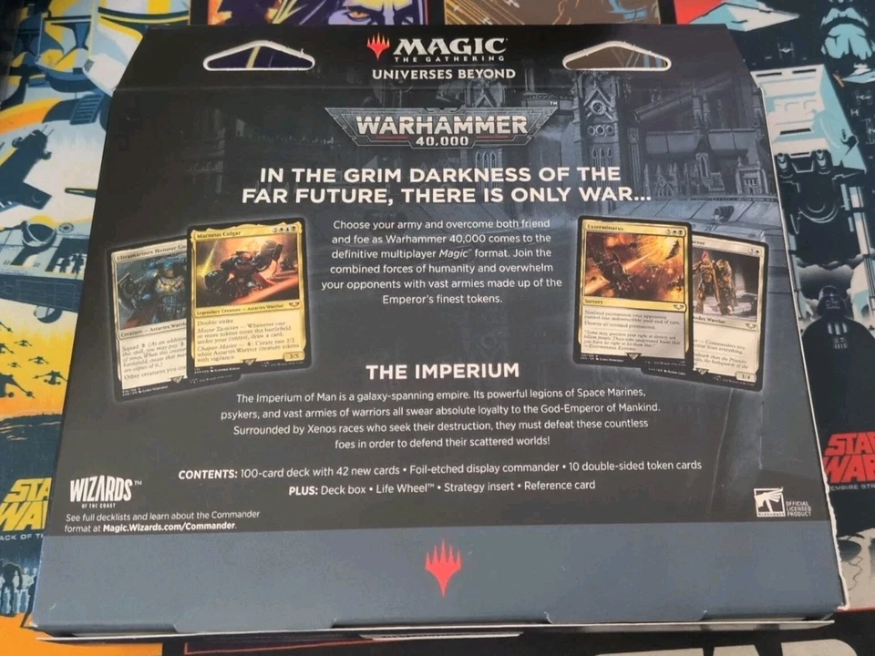 Magic the Gathering MTG Warhammer 40K Commander: Forces of Imperium Deck SEALED - Image 3 of 3