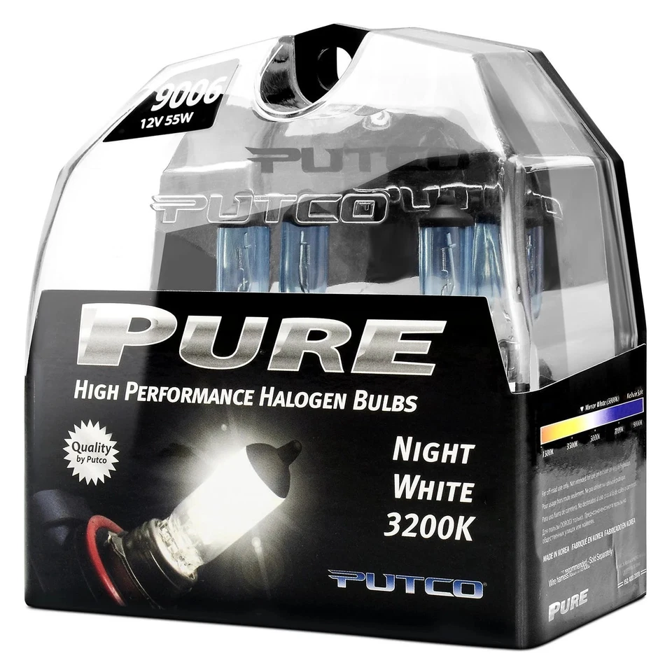 For Chevy Malibu 1997-1998 Putco 239005NW Halogen Bulbs 9005 / HB3, 3200K Foto 2 de 3