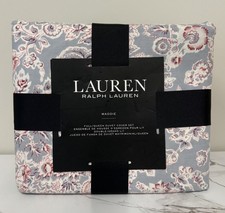Lauren Ralph Lauren Maddie Floral Full/Queen Duvet Cover  Sham 3Pcs Set, NEW