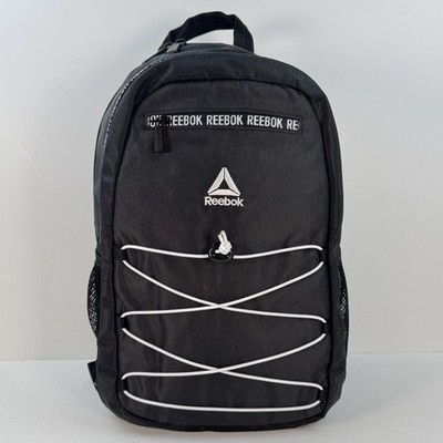 Reebok Backpack Black Lillian With Laptop Compartment Bungee Shoulder Straps