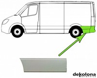 Reparaturblech KotflüGel Hinten Links FüR Iveco Daily 2 Kasten 35-12 90-96