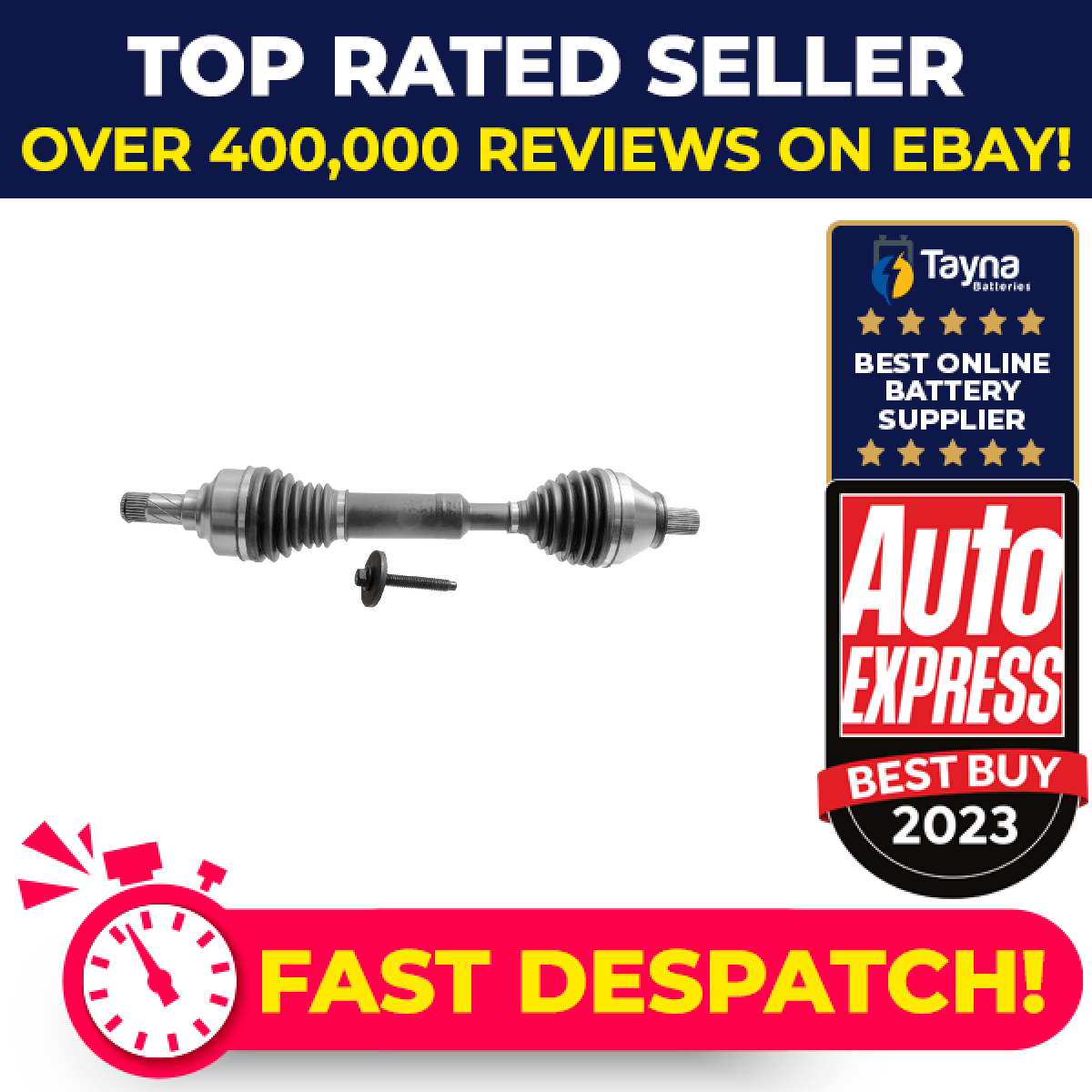 Drive Shaft fits VOLVO XC60 Mk1 2.4D Front Left 09 to 17 Driveshaft 31325101 New
