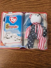 Spangle The Bear McDonald's International Bear 1999 Ty Beanie