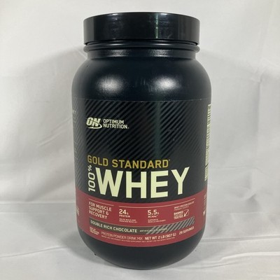 Optimum Nutrition Gold Standard 100% Whey, Double Rich Chocolate, 2lbs 9/2026